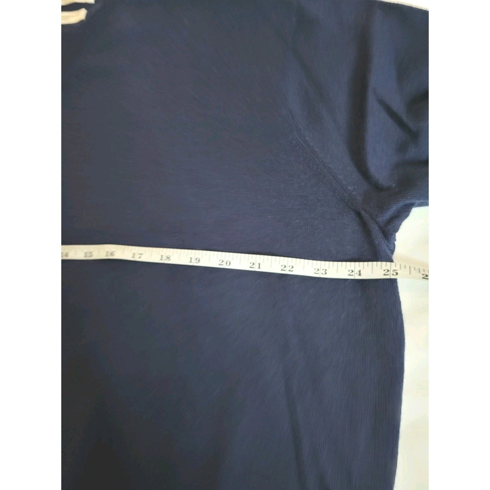 Peter Millar Sweater Mens XL Navy Blue V Neck Knit Pullover Lightweight Adult - Picture 5 of 12